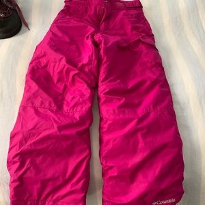 Columbia girls ski pants